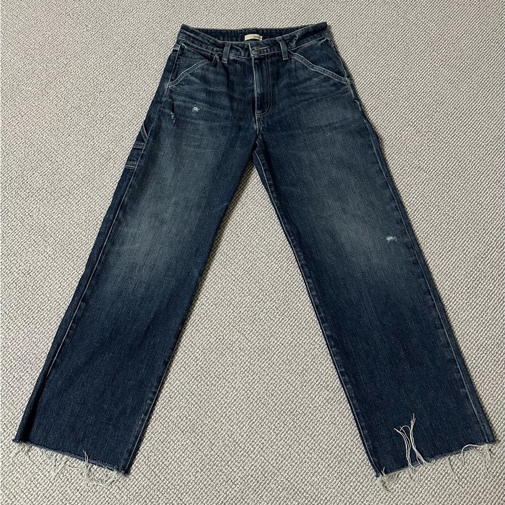 Edyson Dark Blue Wide-Leg Jeans